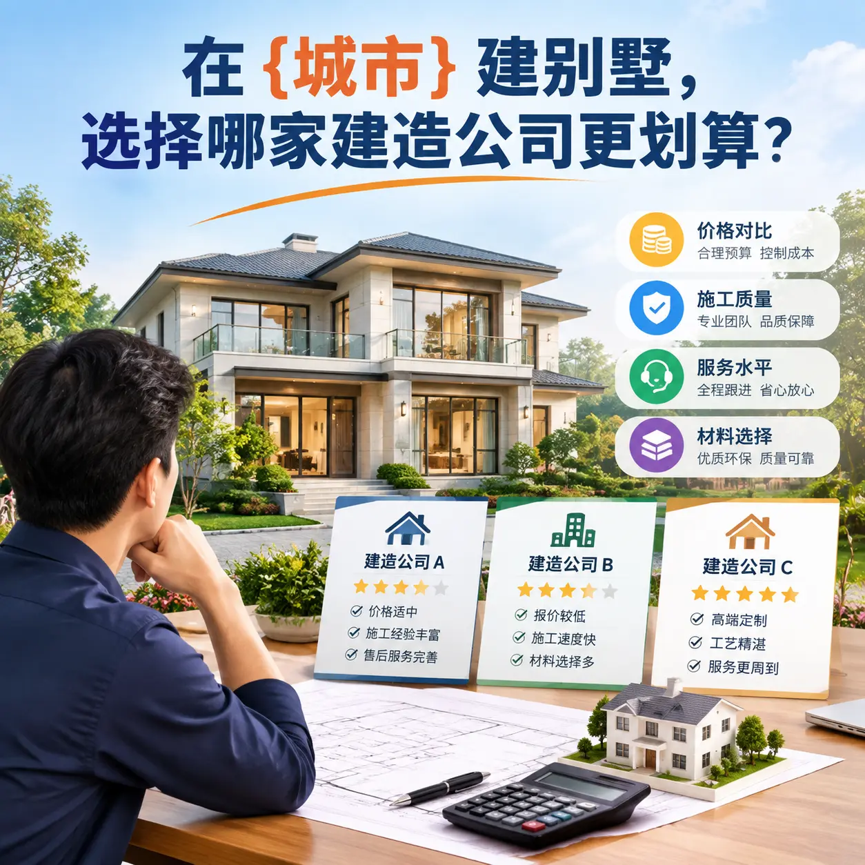在 汇川 建别墅,选择哪家建造公司更划算?