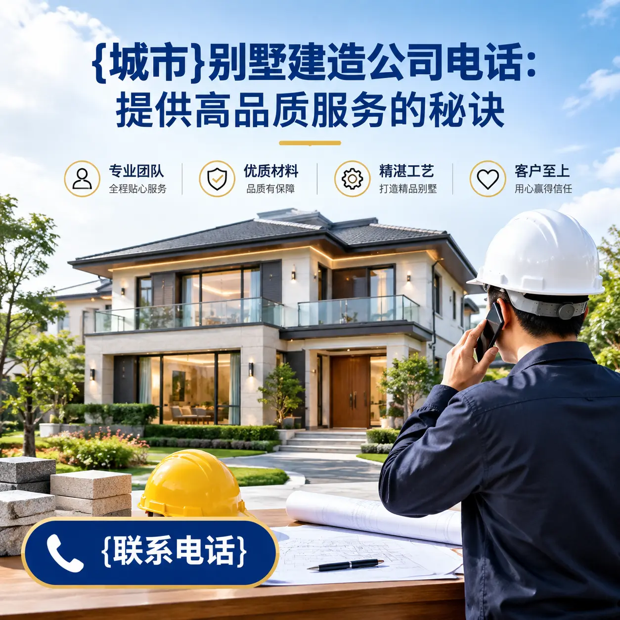 汇川别墅建造公司电话:提供高品质服务的秘诀