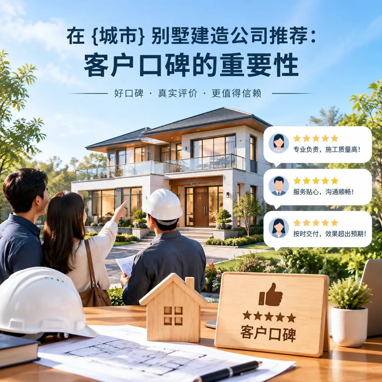在 汇川 别墅建造公司推荐:客户口碑的重要性