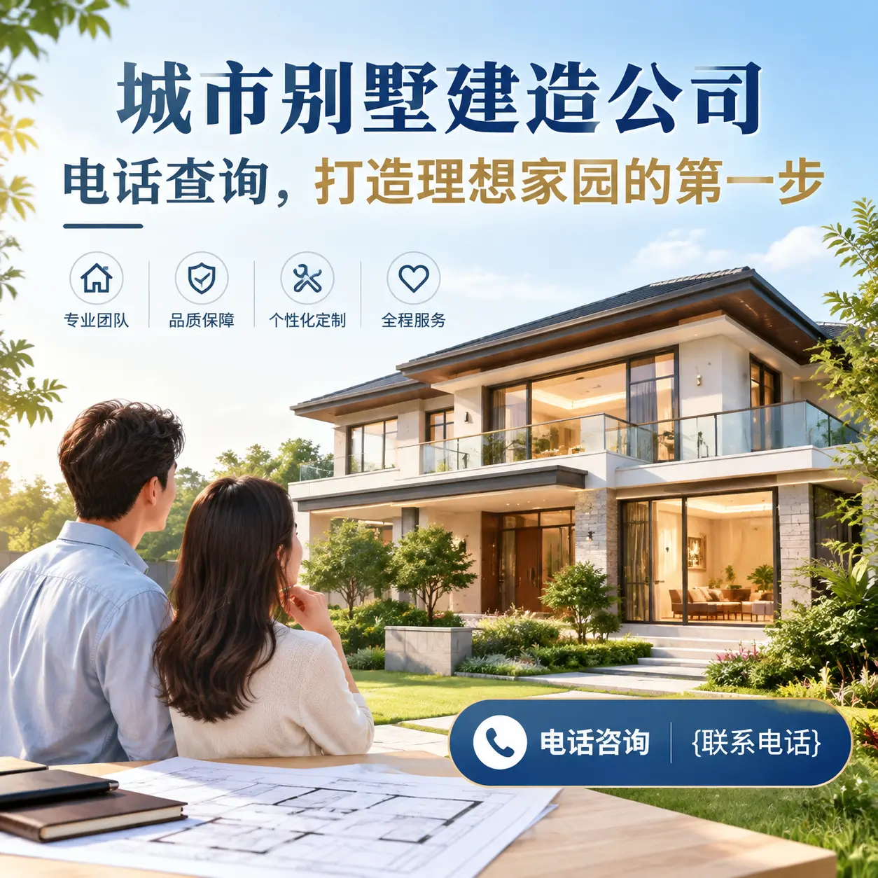 汇川别墅建造公司电话查询,打造理想家园的第一步