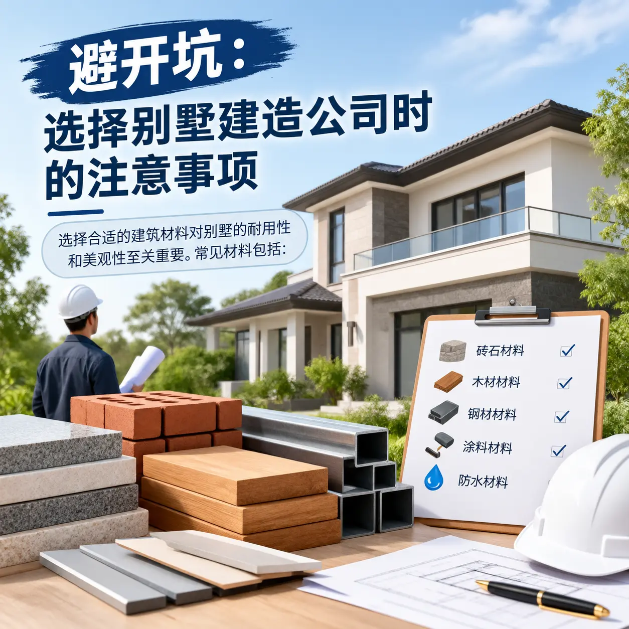 避开坑:选择 汇川 别墅建造公司时的注意事项