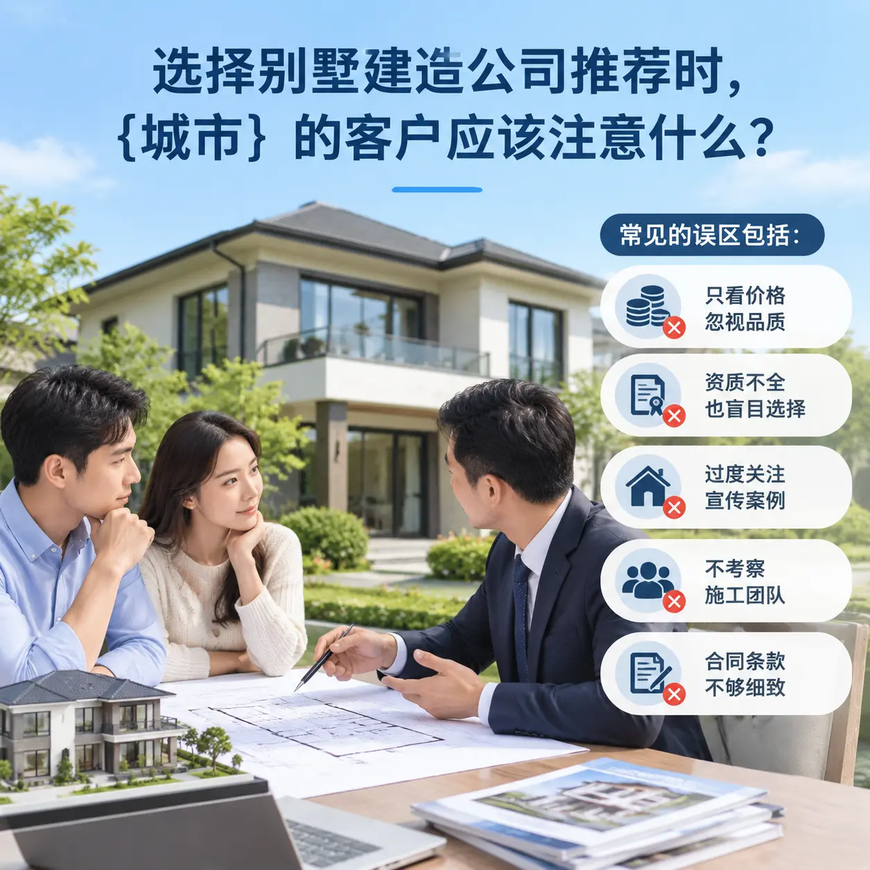 选择别墅建造公司推荐时,汇川 的客户应该注意什么?