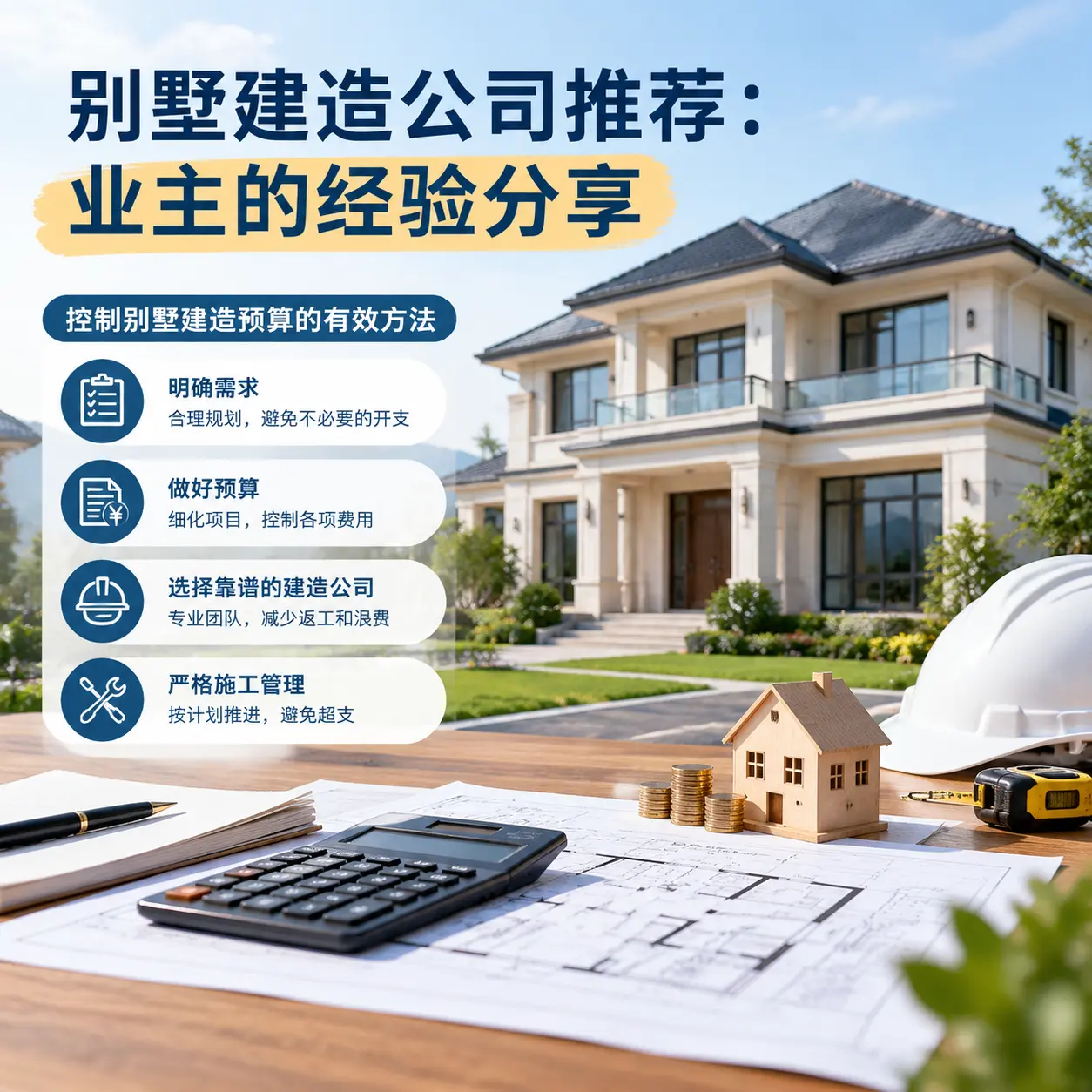 别墅建造公司推荐: 汇川 业主的经验分享