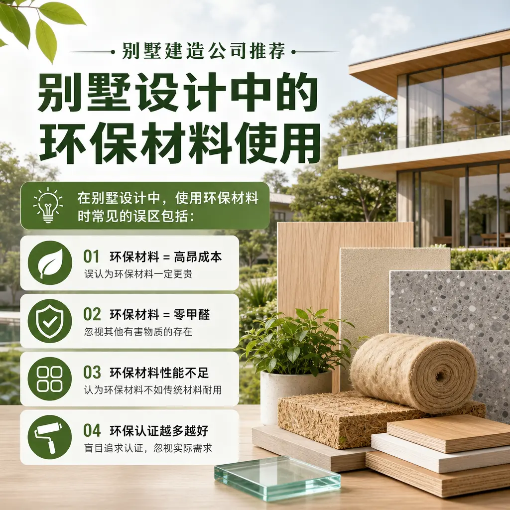 别墅建造公司推荐： 汇川 别墅设计中的环保材料使用